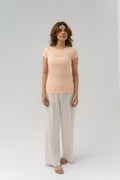 Peach T-shirt - women's clothing Pakistan