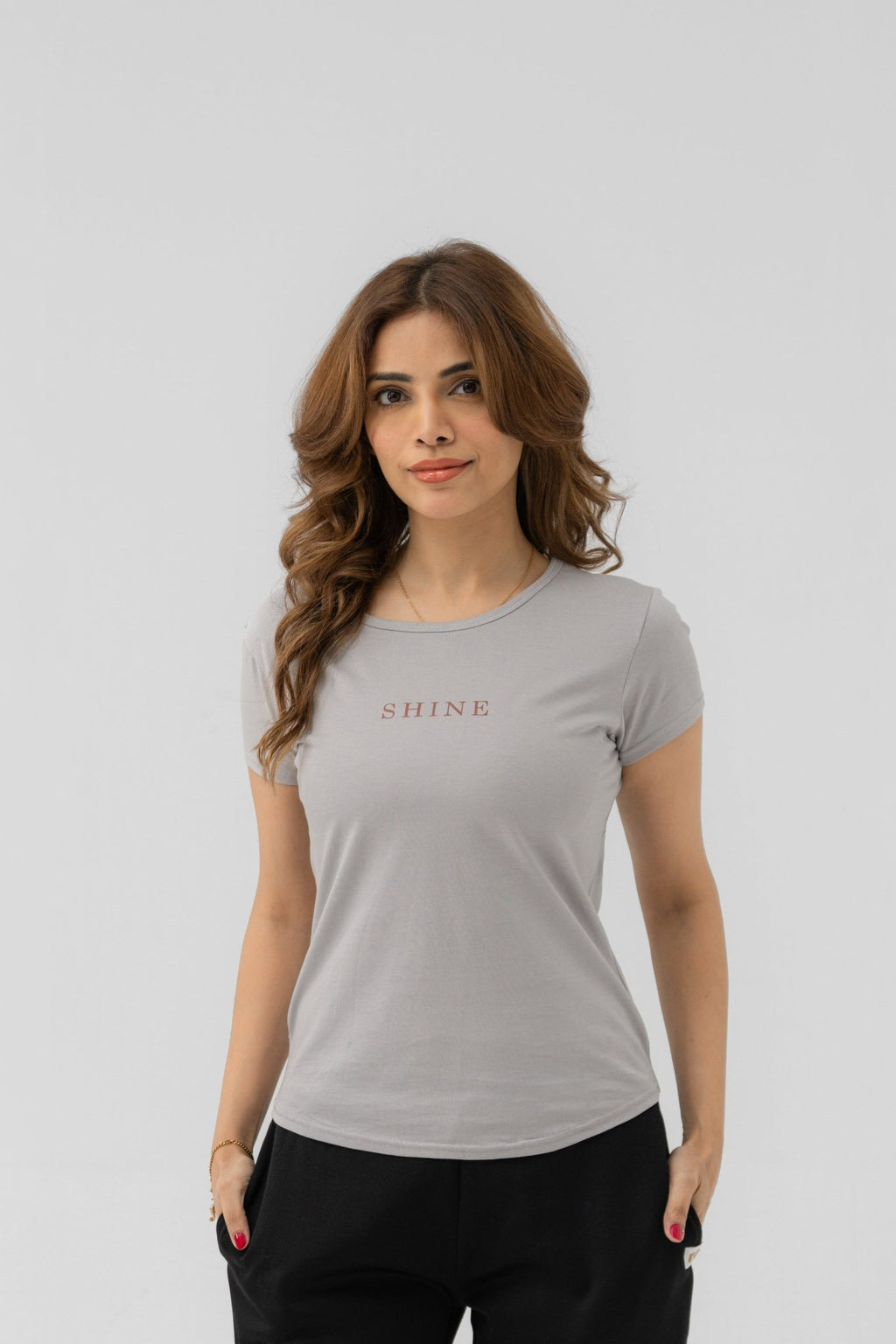 Silver T-shirt - women's clothing Pakistan