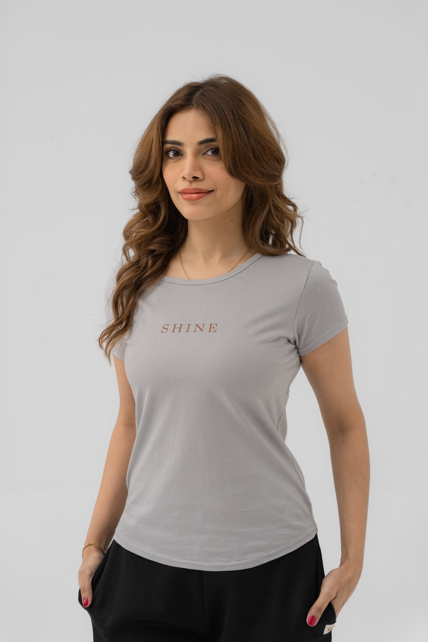Silver T-shirt - women's clothing Pakistan