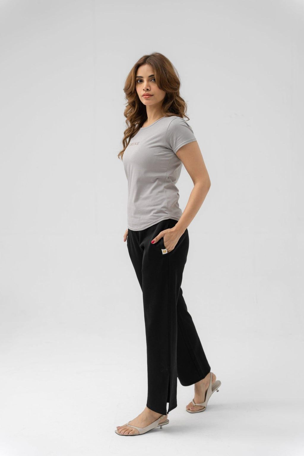 Silver T-shirt - women's clothing Pakistan