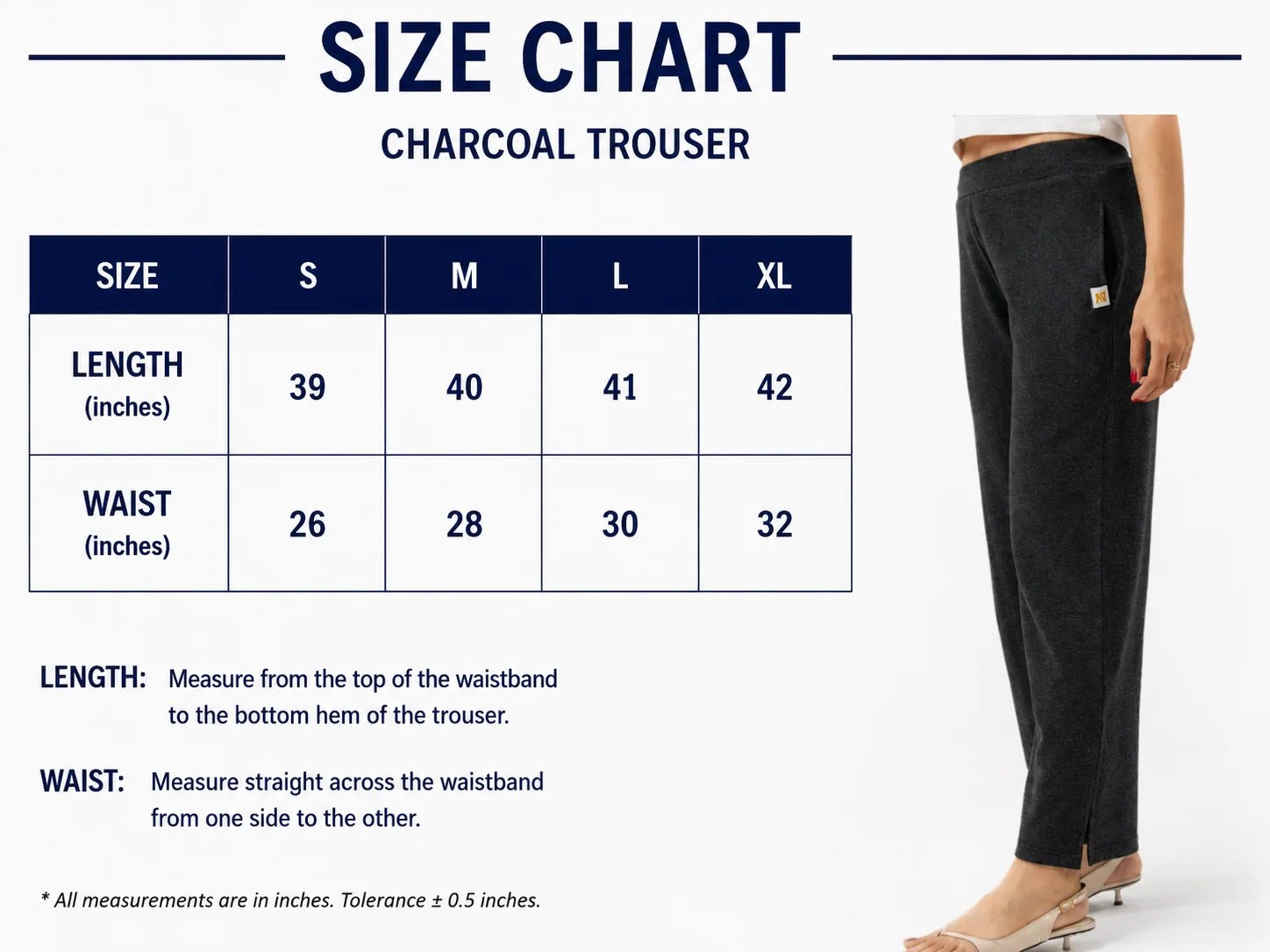 HIGH WAIST TERRY PANTS - women's clothing Pakistan