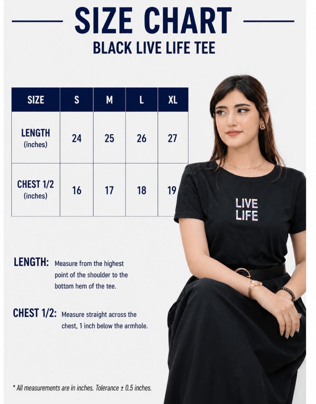 Black Graphic Tee