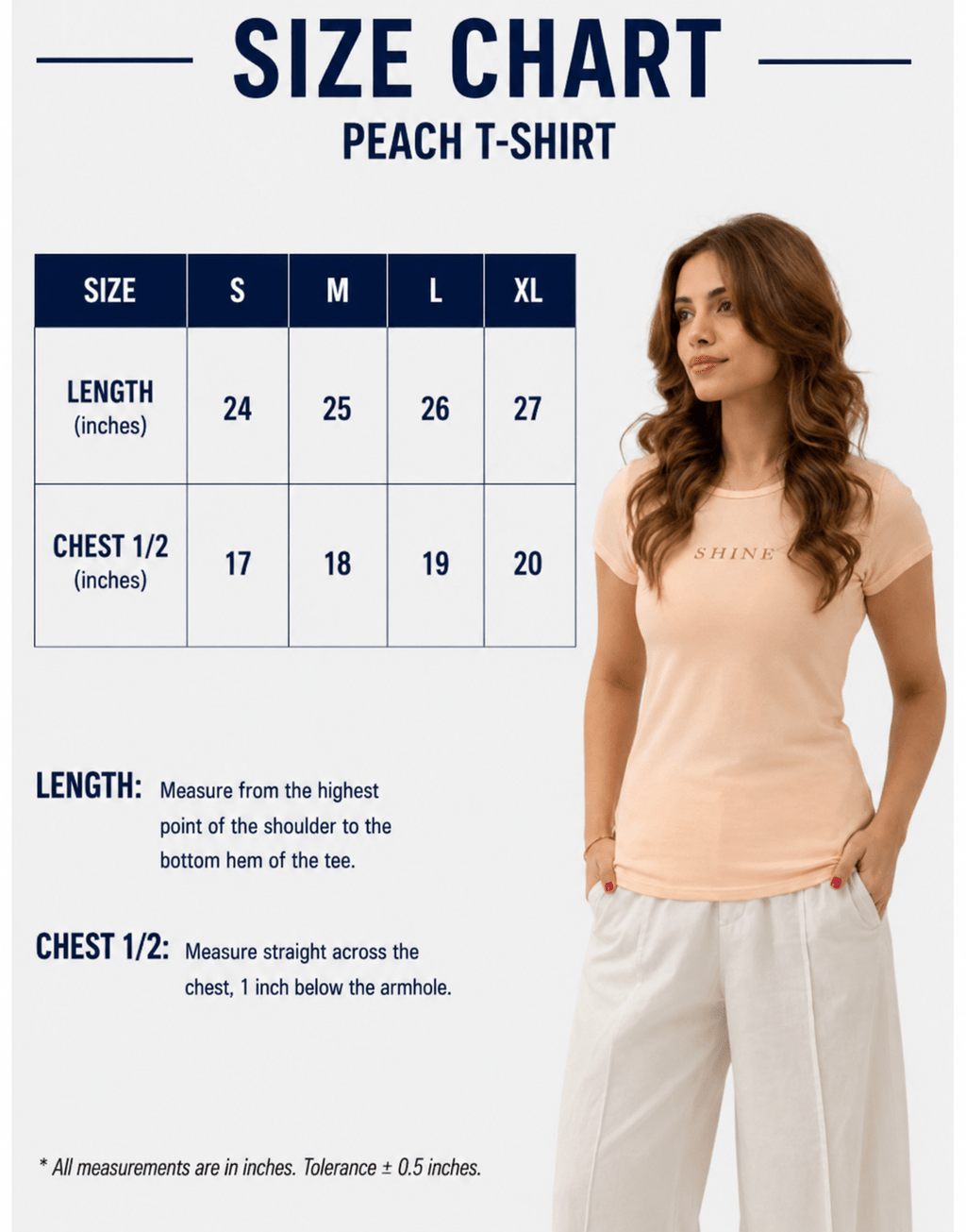 Peach T-shirt - women's clothing Pakistan