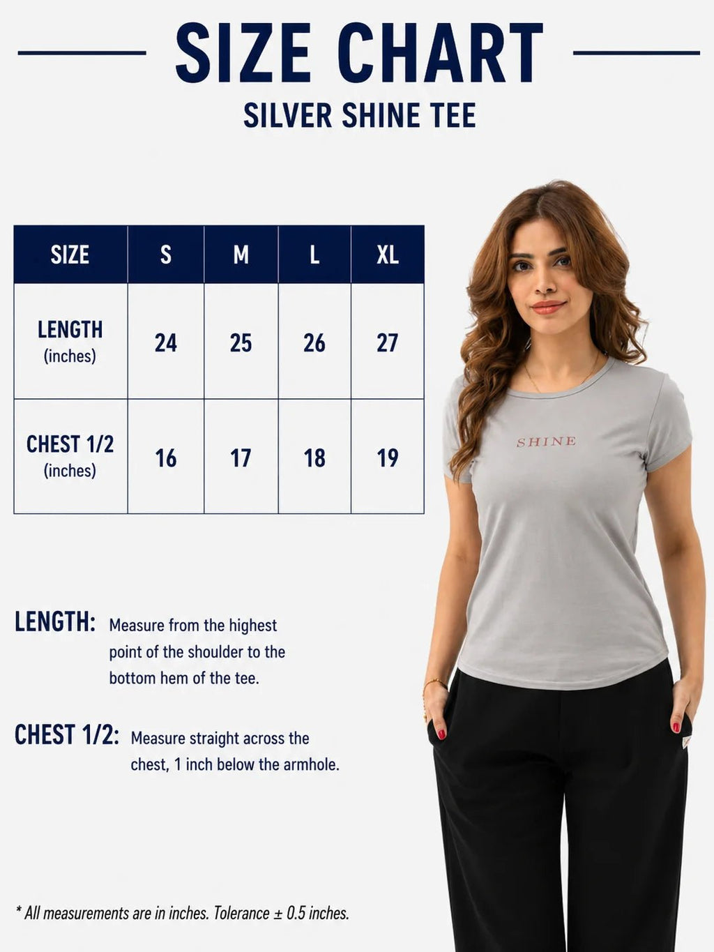 Silver T-shirt - women's clothing Pakistan
